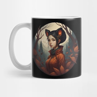 Red Panda Woman Mug